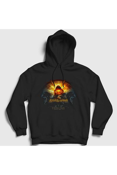 Presmono Μαύρο φούτερ Unisex Blind Guardian Hooded - 19968tt