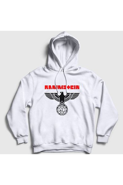 Presmono Φούτερ Rammstein White Eagle Hooded - Unisex 105240 ττ