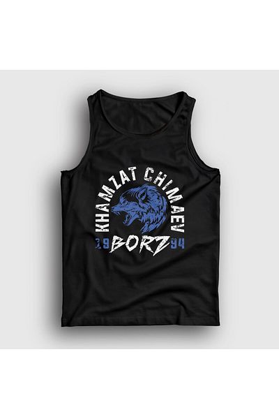 Presmono قميص داخلي أسود للجنسين من Chimaev Borz Khamzat MMA UFC -427023تي تي