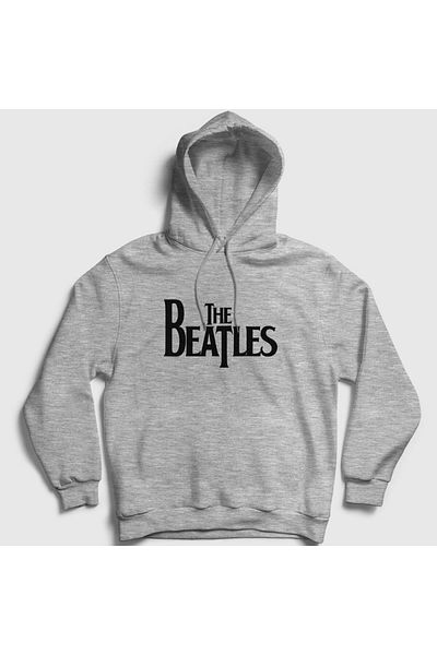 Presmono Φούτερ με κουκούλα Unisex με λογότυπο Beatles Grey - 114891 ττ
