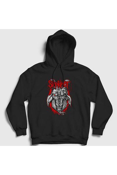 Presmono Φούτερ με κουκούλα Unisex Black Goat Slipknot - 112468 ττ