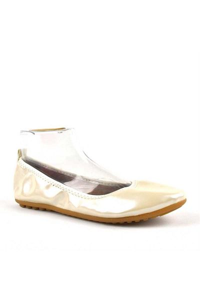 TREND Sedef Patent Leather Foldable Women's Ballerinas