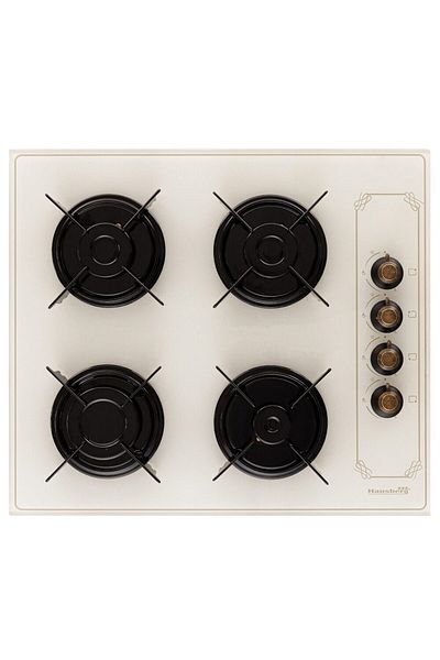 Hausberg Plita Incorporabila Rustica Hausberg HB-570, 4 arzatoare, Gaz, 60 cm, Bej