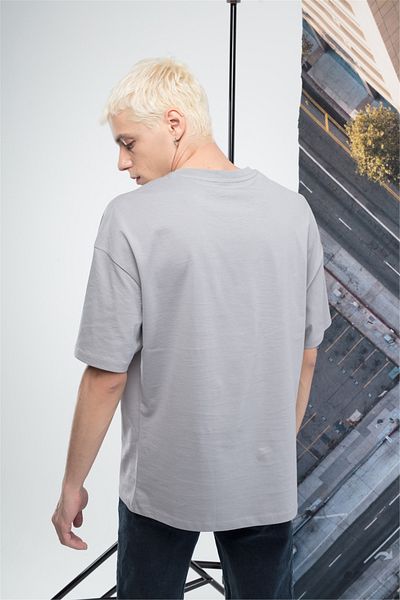 Trendiz Ανδρικό Tshirt Yale σε γκρι χρώμα