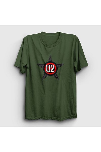 Presmono Μπλουζάκι Unisex Khaki Star U2 - 121120 ττ