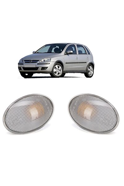 CMEPARTS Opel Corsa C Kasa Sağ + Sol  Takım Çamurluk Sinyali 2000 - 2006 Uyum...