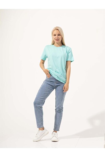Trendiz Ženska uska majica tirkizne boje