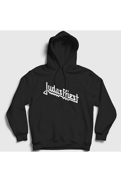 Presmono Φούτερ με λογότυπο Judas Priest Unisex Black Hooded - 88437tt