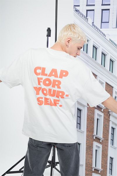 Trendiz Ανδρικό μπλουζάκι Clap Stone Color