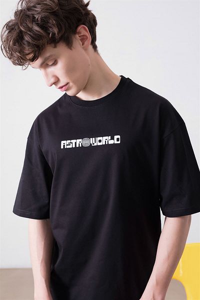 Trendiz Μαύρο μπλουζάκι Astroworld 2021 Unisex