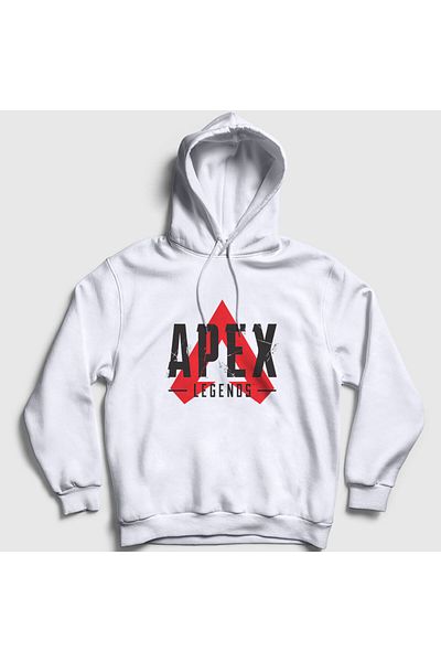 Presmono Φούτερ Apex Legends Unisex με λευκή κουκούλα - Λογότυπο 232012 ττ