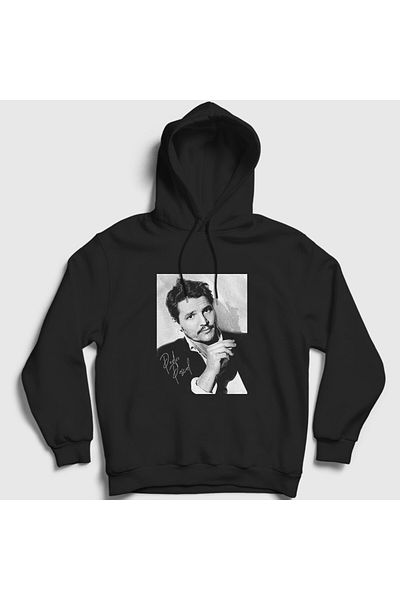 Presmono Φούτερ Pedro Pascal Unisex με μαύρη κουκούλα - 467030 ττ