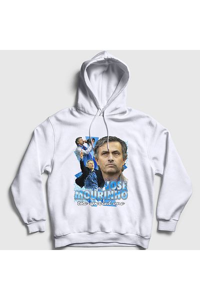 Presmono Φούτερ με λευκή κουκούλα Jose Mourinho Unisex - 429837 ττ