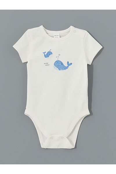 LC Waikiki Baby Boy Snap Fastener Bodysuit and Pants Set of 2