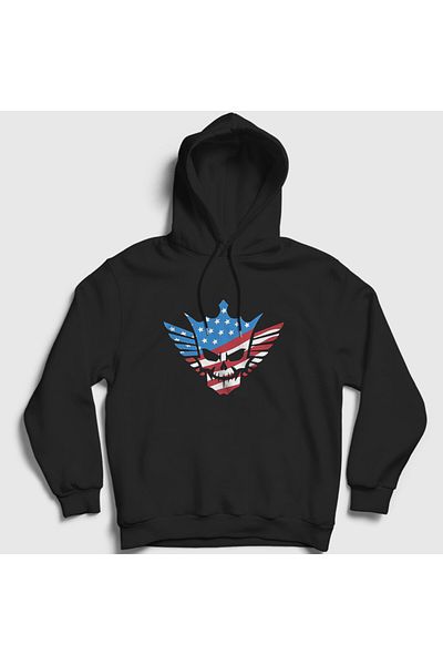 Presmono Черен суичър с качулка унисекс American Nightmare Wwe Cody Rhodes - 453520tt