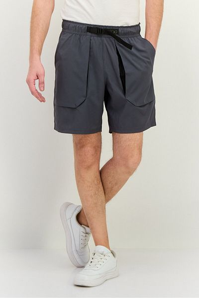 motion Men Sportswear Fit Outdoor Shorts, Dark Grey