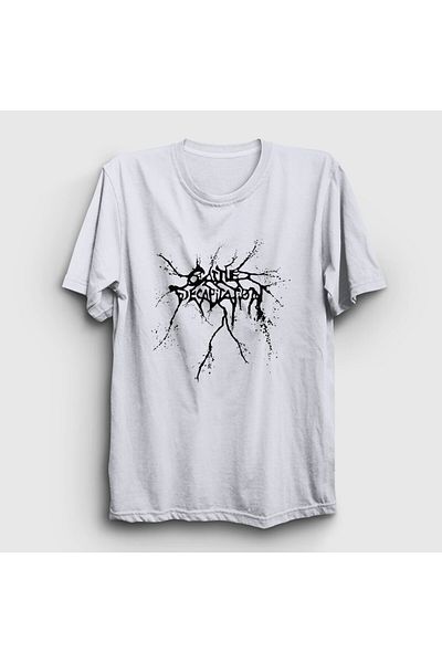 Presmono Tricou unisex din metal cu logo alb pentru decapitarea vitei - 476110 tt