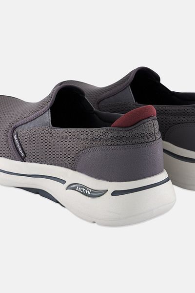 SKECHERS Men Slip On Outdoor Shoes, Grey