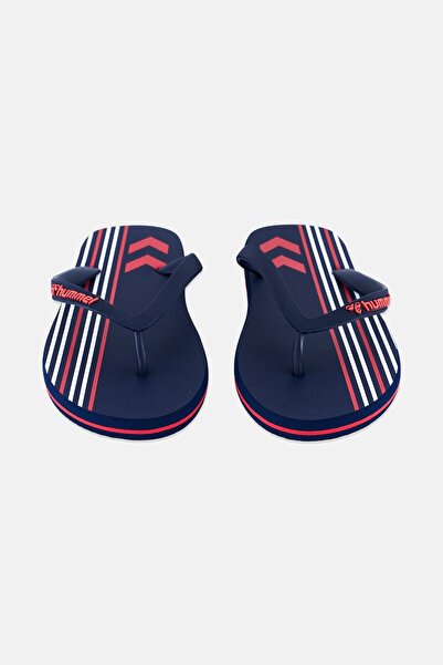 hummel Men Brand Logo Flip Flop Slippers, Navy