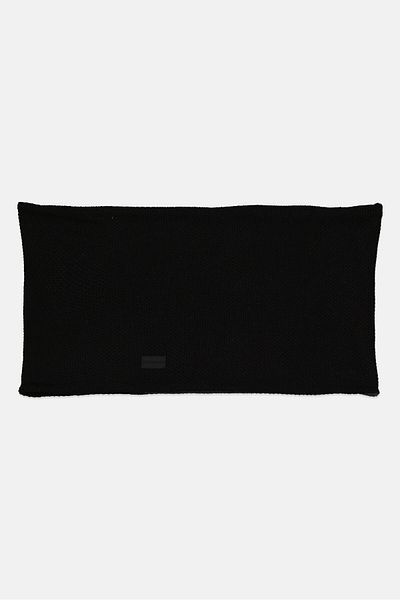 Emporio Armani Men Multifunction Collar Scarf 58 x 31 cm, Black