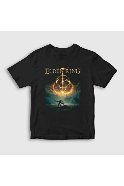 Presmono Unisex deca T-shirt - Crna igra Vyke Elden Ring, 456231tt