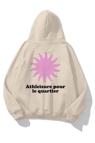 Trendiz Φούτερ Unisex Athleisure Χρώμα πέτρας