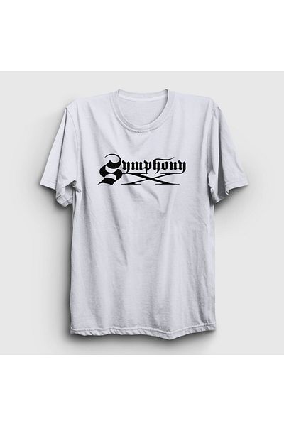 Presmono Μεταλλικό T-Shirt Symphony X Unisex White Logo - 476240 ττ