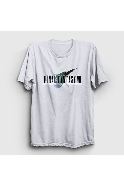 Presmono Μπλουζάκι με λευκό λογότυπο Unisex Final Fantasy VII - 436060 ττ