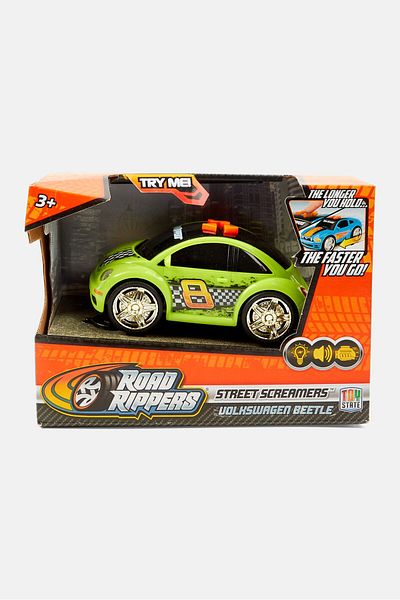 Road Rippers Volkswagen Beetle Street Screamers 13 H X 18 L X 9 Ew Cm, Green Combo
