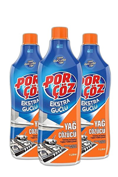 Porçöz Yağ Çözücü 3 x 1 lt