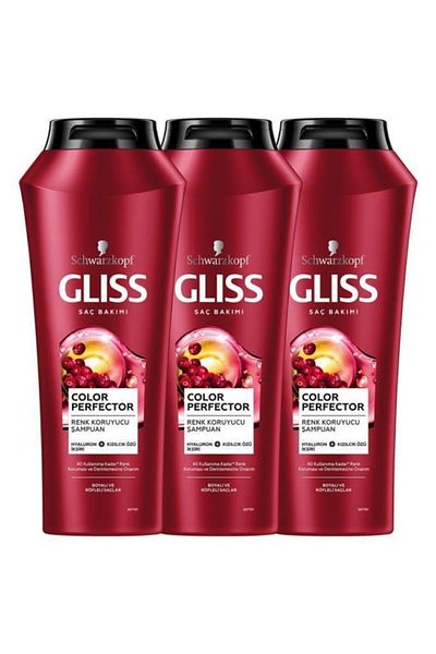 Gliss Color Perfector Color Protecting Shampoo 3 X 500 ml