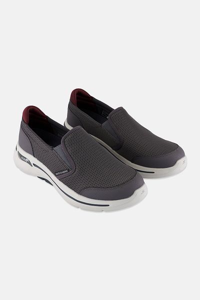 SKECHERS Men Slip On Outdoor Shoes, Grey