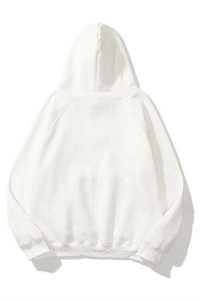 Trendiz Unisex The Mushroom Fan Club Λευκό φούτερ Hoodie
