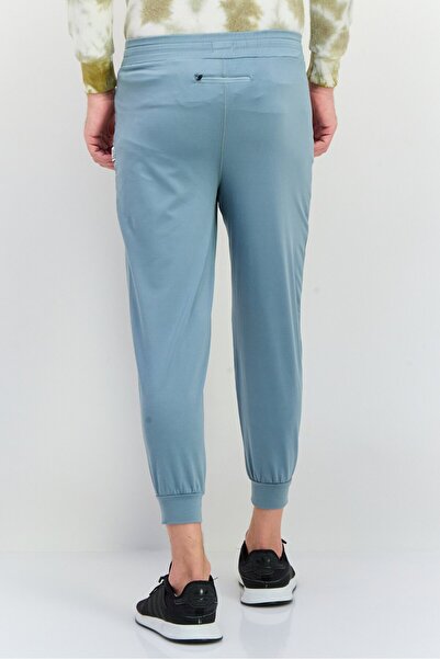 Feat Men Relaxed Fit Solid Jogger Pants, Slate Blue