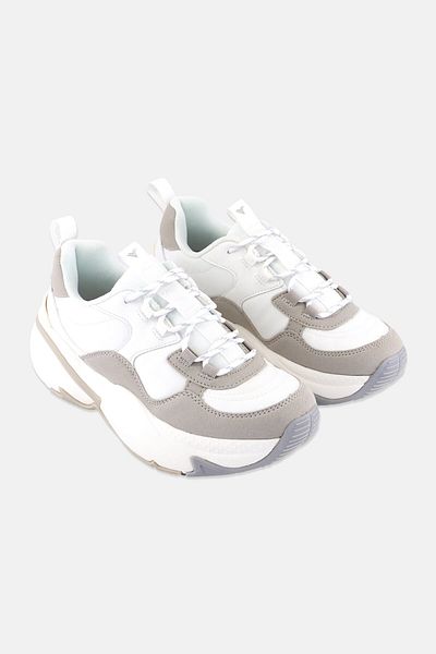 Victoria Women Lace Up Sneakers, White