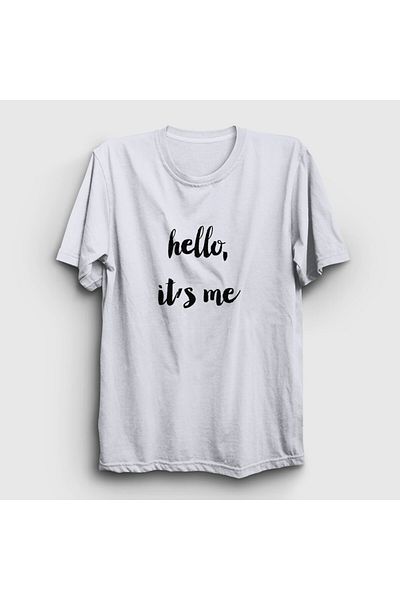Presmono Λευκό μπλουζάκι Unisex Adele Hello It's Me 475303 ττ