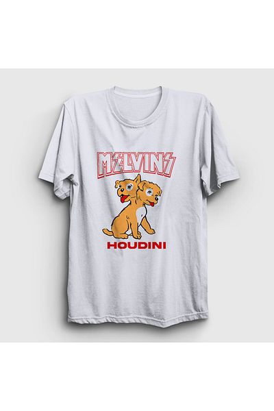 Presmono Λευκό μπλουζάκι Houdini Melvins Unisex - 447508 ττ