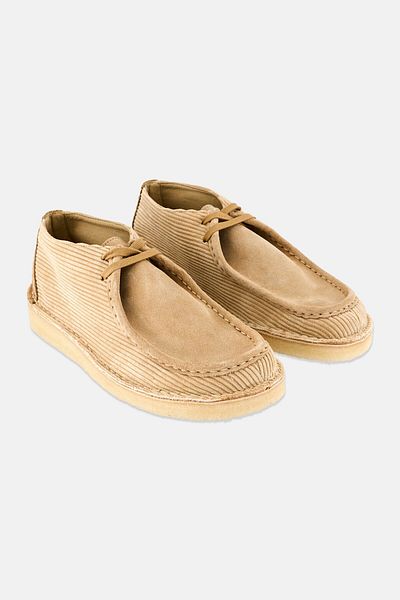 CLARKS Men Standard Desert Combi Lace Up Shoes, Sand