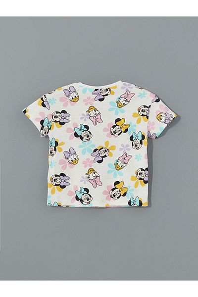 LC Waikiki Tricou și pantaloni de trening pentru fetiță cu imprimeu LCW, pachet de 2