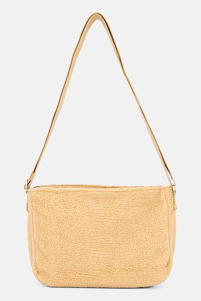 Kipling Women Brand Logo Cross Body Bag 20 H x 35 L x 10 W cm, Tan