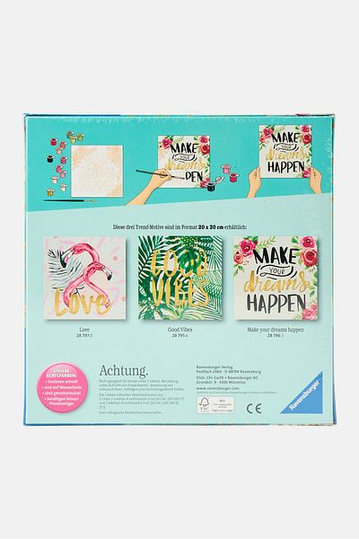 RAVENSBURGER Paint by Numbers Love, Pink Combo