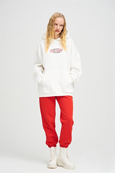 Trendiz Unisex φούτερ Cruel World Hoodie White