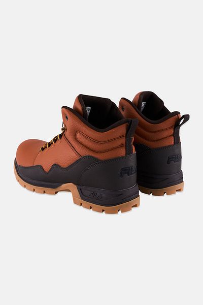 FILA Men Derail Lace Up Outdoor Boots, Brown