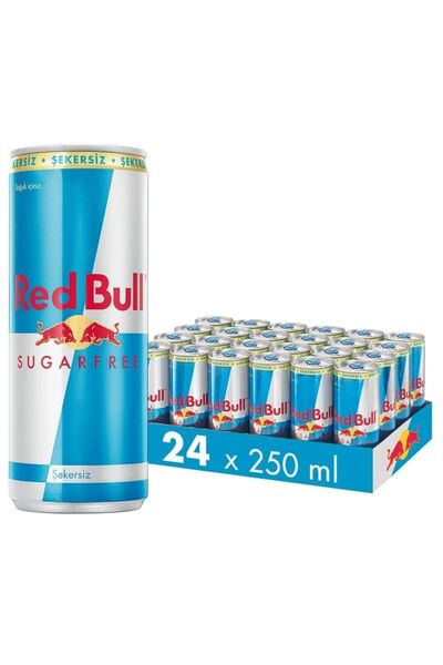 Red Bull ENERJİ İÇECEĞİ ŞEKERSİZ 250 ML 24 ADET