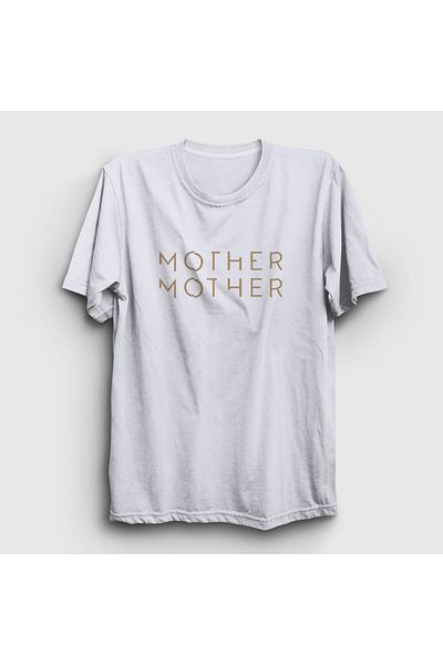Presmono Λευκό λογότυπο Unisex Mother T-Shirt - 431741 ττ