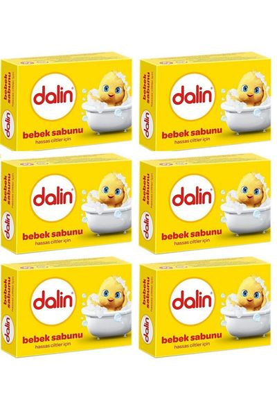 Dalin Baby Soap 100 Gr - New Formula 6 Pieces
