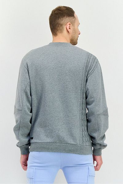 Puma Men Sportswear Fit Long Sleeve Outdoor Sweatshirt, Grey