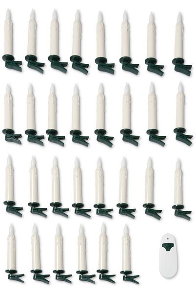 Tchibo 30 Pieces Led Candles, White