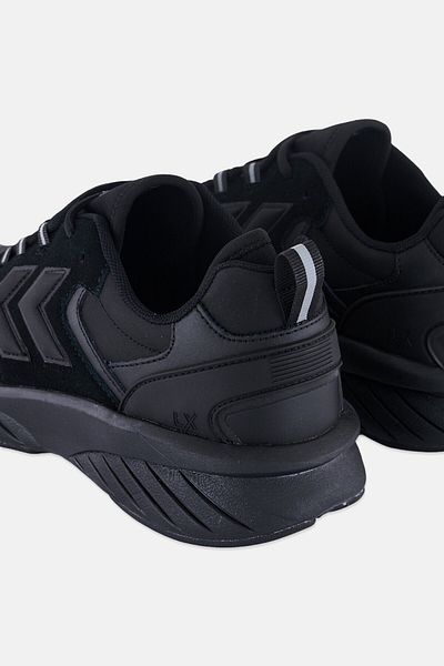 hummel Men Marathona Reach Lx Tonal Lace Up Running Shoes, Black