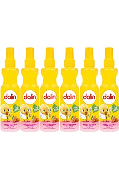 Dalin Kolay Tarama Saç Spreyi Badem Yağlı 6 X 100 ml